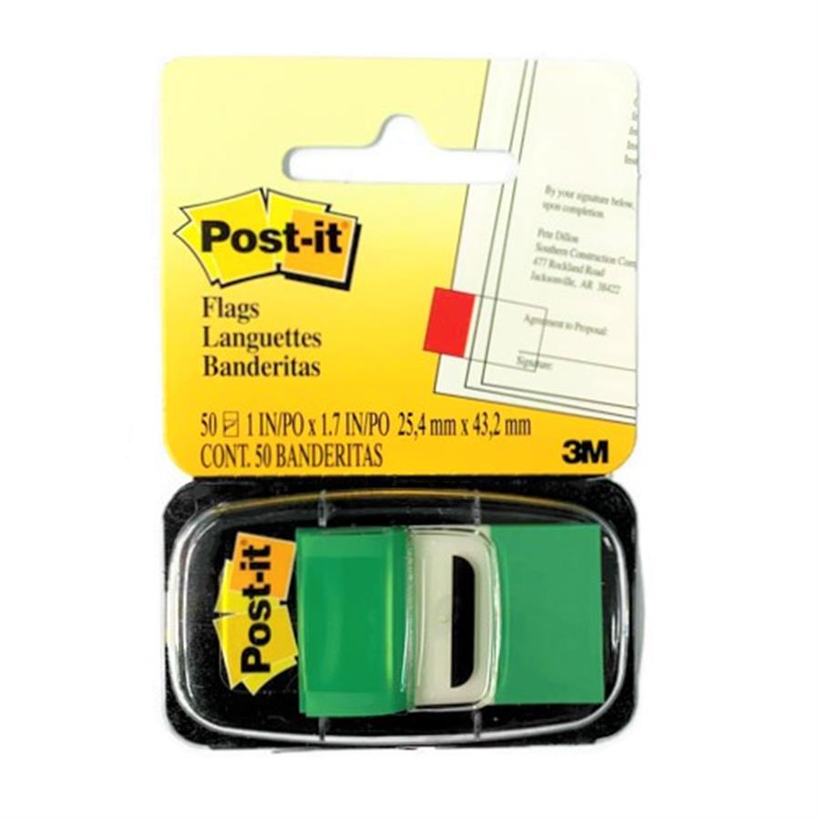 דגלוני סימון POST-IT 3M ירוק דגם 680-3