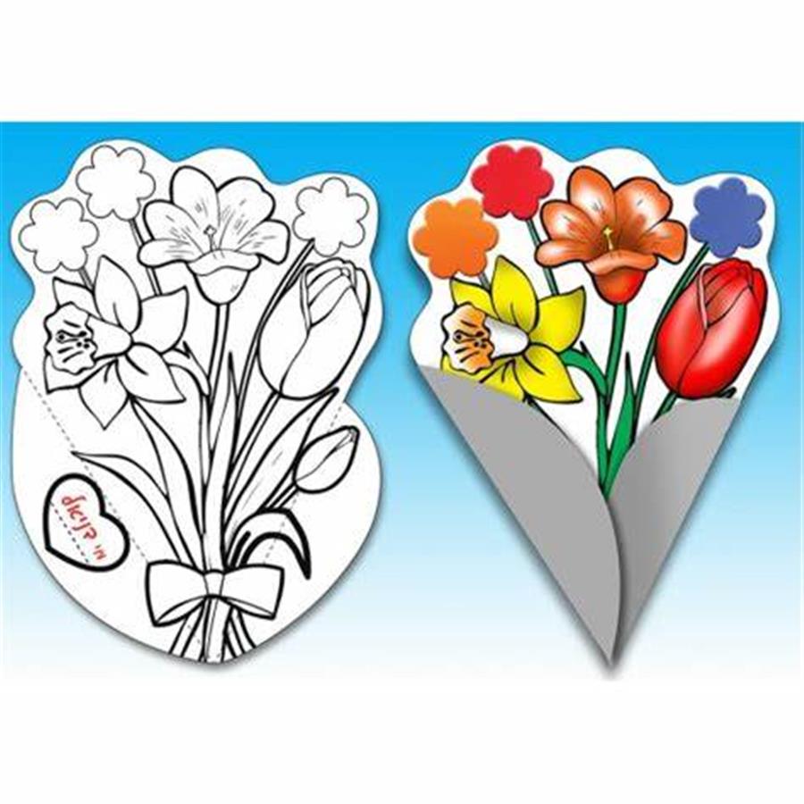 יצירה זר פרחים עם פרחי סול 36 יח