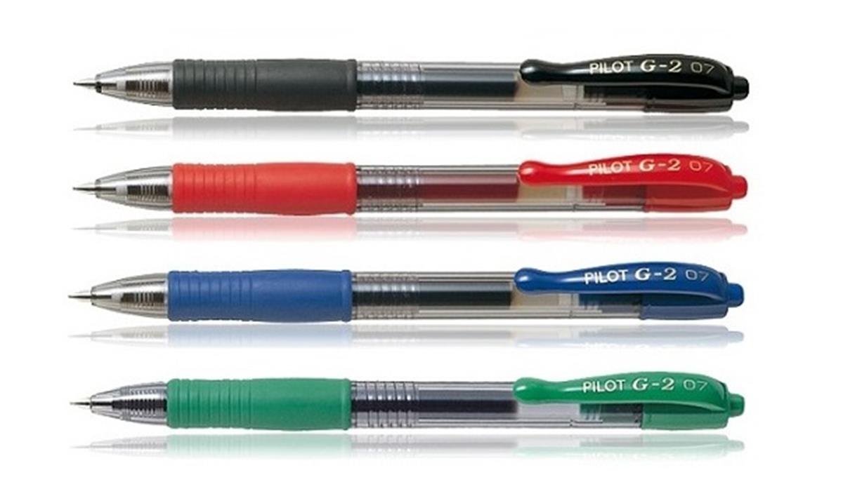 עט לחצן ג'ל G2 פיילוט 0.7 ( לבחור צבע )