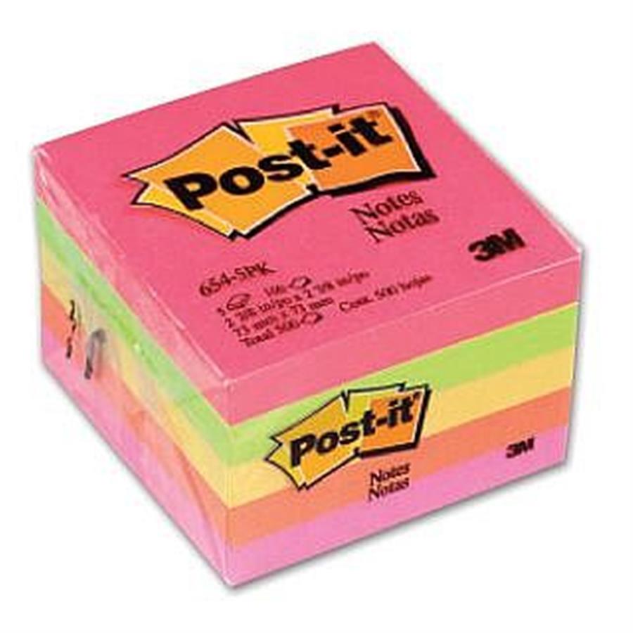 ממו POST-IT אולטרה 654 76*76 5 צבעים