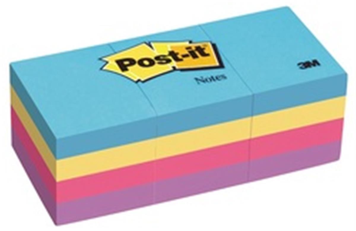 ממו POST-IT צבעוני 12 יח 653