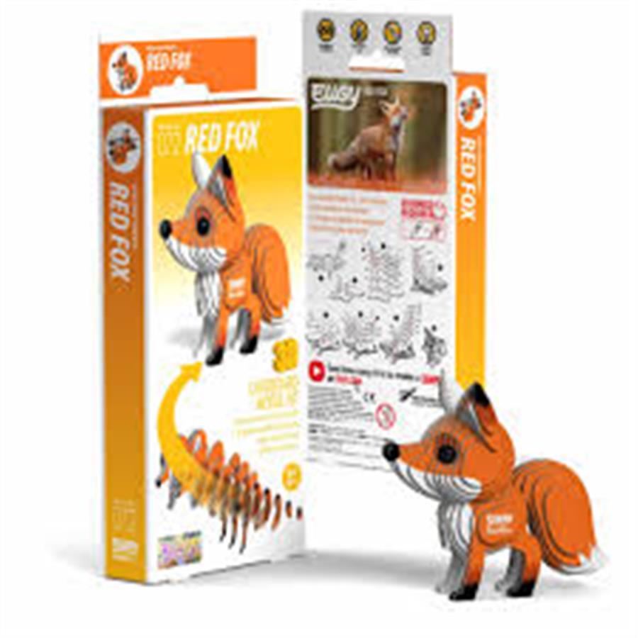 משחק הרכבה 3D שועל אדום 072 יוגי EUGY