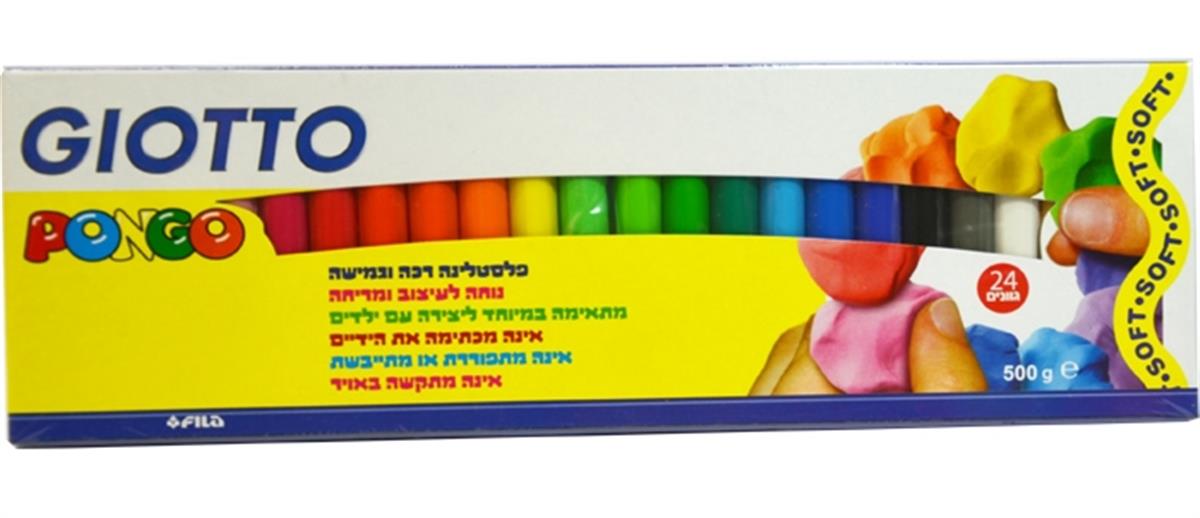 פלסטלינה 24 גוונים-גיאוטו