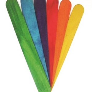 מקלות רופא ענק צבעוני 30 יח'