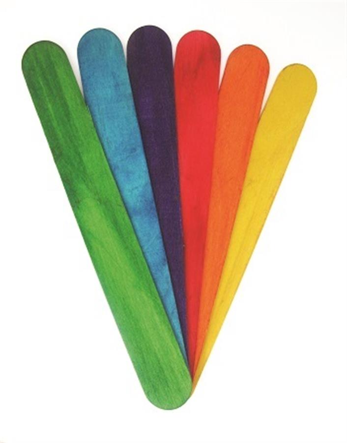 מקלות רופא ענק צבעוני 30 יח'