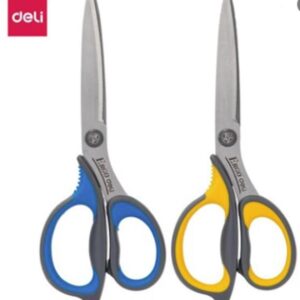 מספריים 6.8 ידית גומי DELI