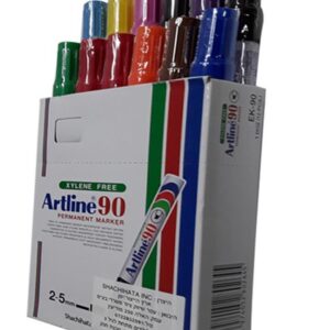 טוש פרמננטי 90 מעורב 12 יח'-ארטליין