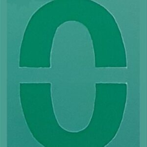 שבלונה מספרים 60 ממ שקופה  0-9