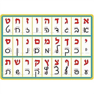 פלקט אותיות כתב ודפוס 50/70