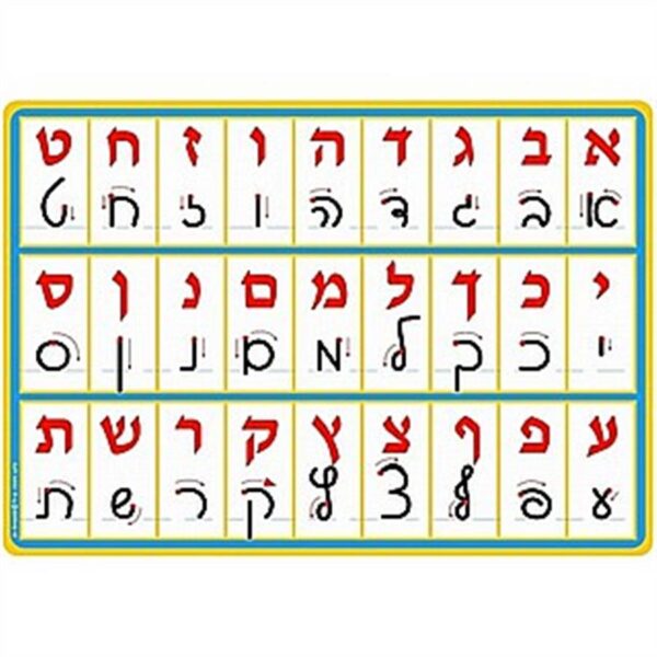 פלקט אותיות כתב ודפוס 50/70