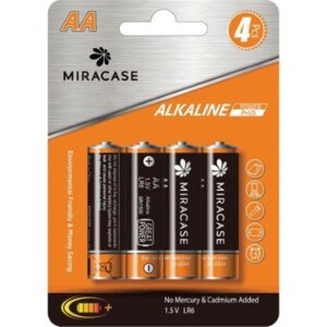סוללות 4 יח MIRACASE AA
