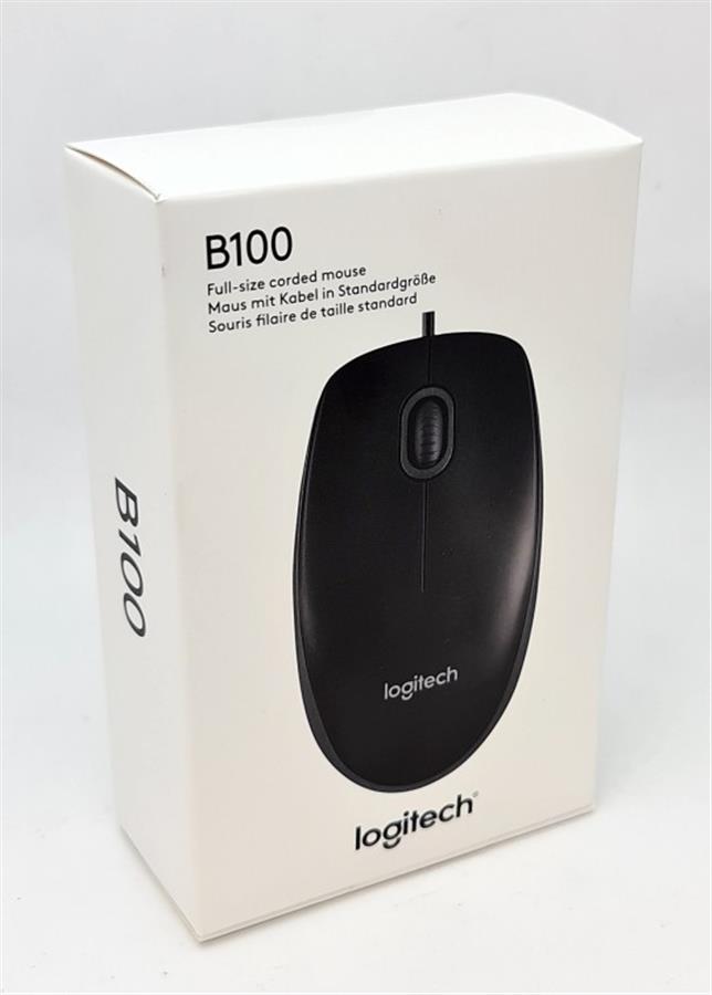 עכבר חוטי USB לוג'יטק B100
