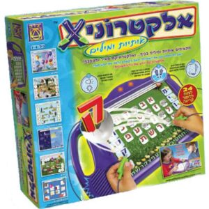 אלקטרוניX אותיות ומילים - יצירה