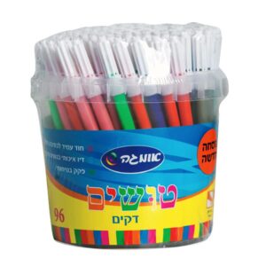 טושים דקים בכוס 96 יח אומגה