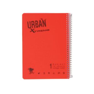 מחברת A4 ספירלה 72 דף אורבן PP (לבחור סוג)