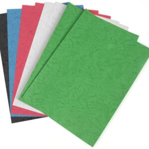 דף כריכה דמוי עור 100 יח' (לבחור צבע)