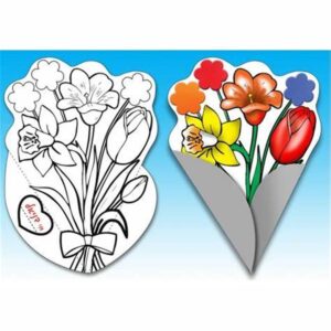 יצירה זר פרחים עם פרחי סול 36 יח