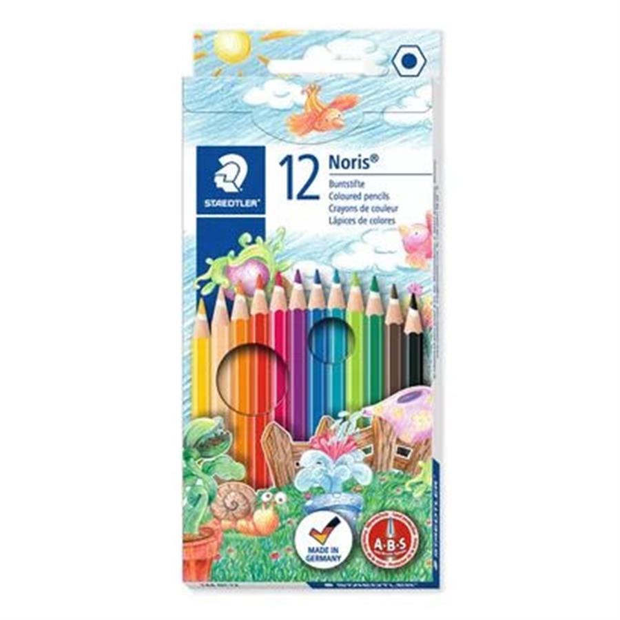 עפרונות צבעונים 12 יח שטדלר