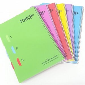 מחברת A4 חשבון 3 נושאים טאץ