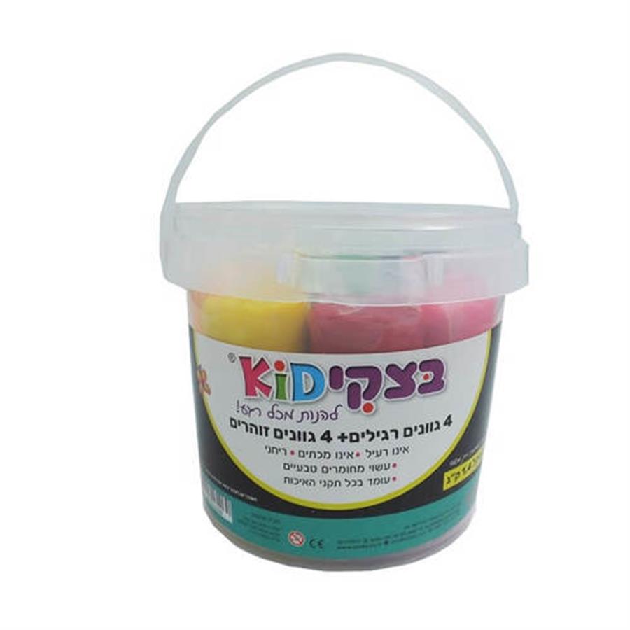 בצק קיד 8  גוונים 1.4 ק"ג פלדע