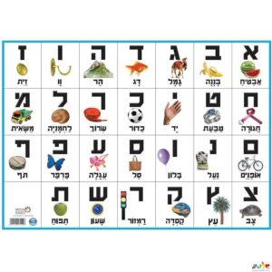 פלקט אותיות מילה תמונה 50*70