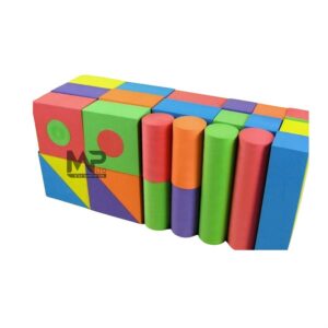 קוביות ספוג קשיח הרכבה צבעוני 48 חל