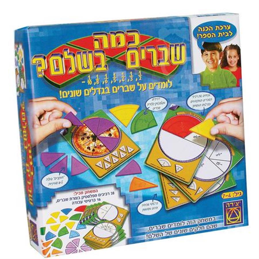 כמה שברים בשלם-יצירה